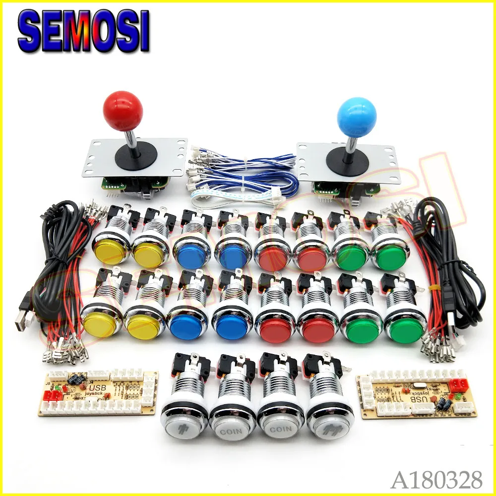 Аркадный джойстик Sanwa 5Pin набор сделай сам кодировщик нулевой задержки для ПК