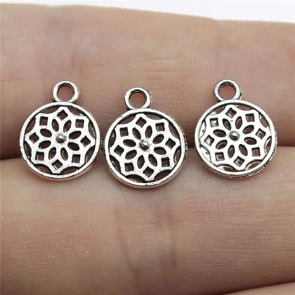 WYSIWYG 20pcs 12x10mm Small Round Flower Motif Charms Round Motif Charms Round Flower Motif Charm
WYSIWYG 20pcs 12x10mm Small Round Flower Motif Charms Round Motif Charms Round Flower Motif Charm