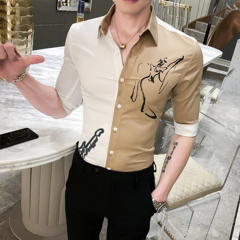 Hombre Camisas Para Streetwear Slim Fit Hawaiian Shirt 2020 Patchwork Mens Shirts Summer Half Sleeve Fashion Shirt Men
Hombre Camisas Para Streetwear Slim Fit Hawaiian Shirt 2020 Patchwork Mens Shirts Summer Half Sleeve Fashion Shirt Men