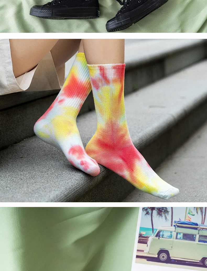 Harajuku Tie-dyed Socks Street Fashion High Top Fashion Socks Men's and Women's Basketball Socks Cotton Socks Skateboard Socks
Harajuku Tie-dyed Socks Street Fashion High Top Fashion Socks Men's and Women's Basketball Socks Cotton Socks Skateboard Socks