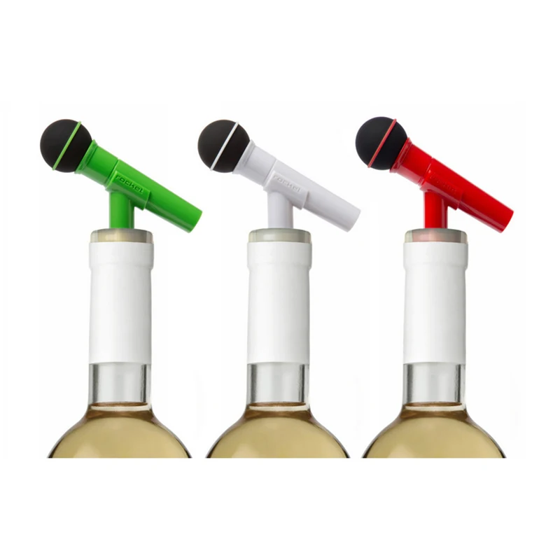 Microphone Shape Bottle Stopper Bottle Caps Wine Stopper Family Bar Preservation Tools Silicone Creative Cork Stopper Plug 1pcs
Microphone Shape Bottle Stopper Bottle Caps Wine Stopper Family Bar Preservation Tools Silicone Creative Cork Stopper Plug 1pcs