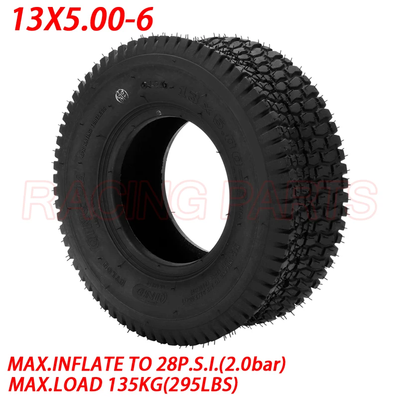 13 x 5.00-6 Tubeless Tire For Garden Tractor Rider Mower ATV GO-kart Drift Bike Wheels beach car accessories
13 x 5.00-6 Tubeless Tire For Garden Tractor Rider Mower ATV GO-kart Drift Bike Wheels beach car accessories