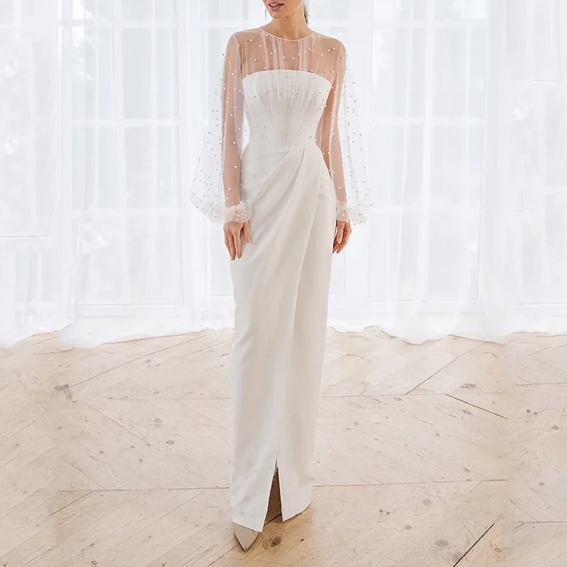 Party Dresses Women Evening Elegant Sexy Mesh Lace Patchwork White Dress Backless Strapless Celebrity Holiday Night Club Dress
Party Dresses Women Evening Elegant Sexy Mesh Lace Patchwork White Dress Backless Strapless Celebrity Holiday Night Club Dress