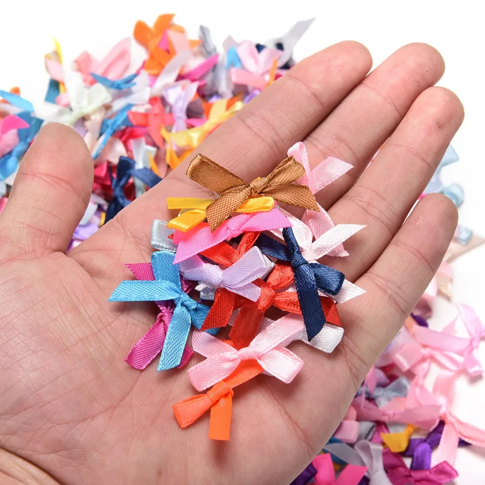 DIY Small Polyester Satin ribbon Bow tie Wedding Scrapbooking Embellishment Crafts Decoration 3.5cm*3cm/1.3"*1.1" 500PCS-50PCS
DIY Small Polyester Satin ribbon Bow tie Wedding Scrapbooking Embellishment Crafts Decoration 3.5cm*3cm/1.3"*1.1" 500PCS-50PCS