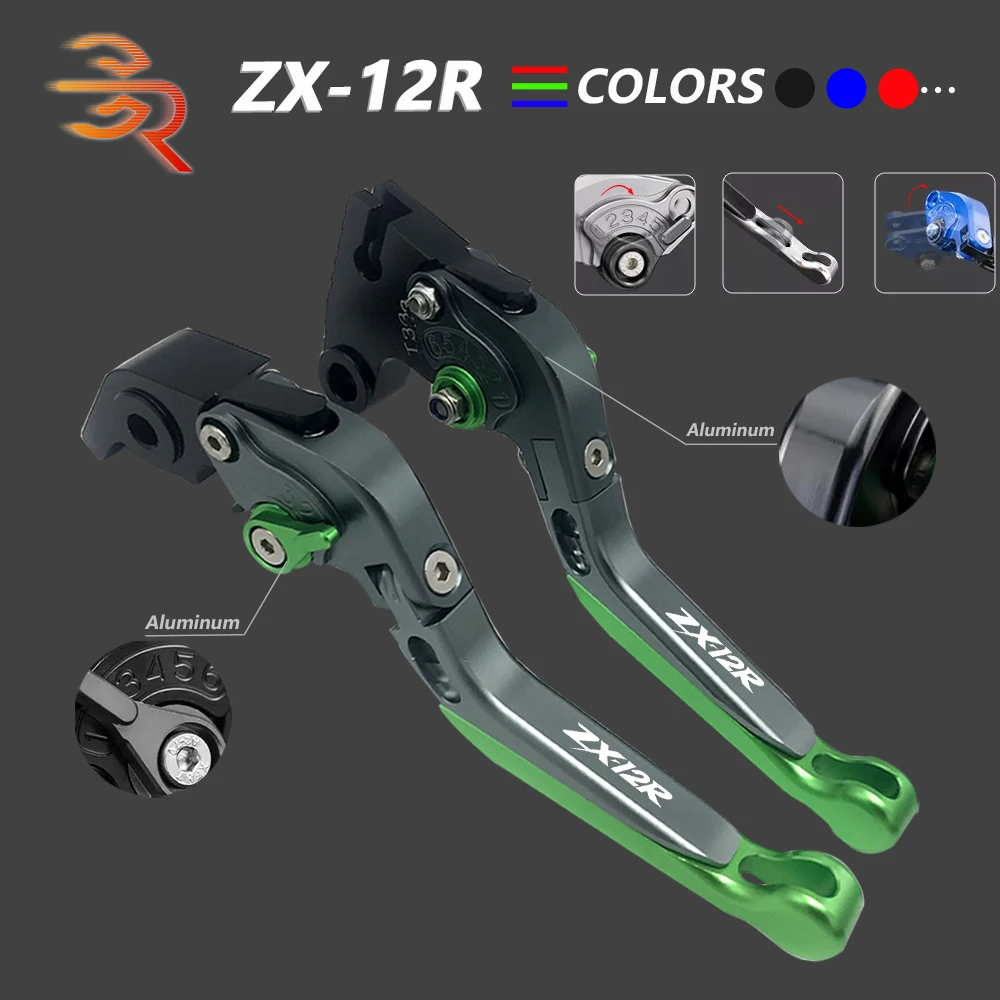 For Kawasaki NINJA ZX12R ZX-12R 2000 2001 2002 2003 2004 2005 Motorcycle CNC Adjustable Folding Extendable Brake Clutch Levers
For Kawasaki NINJA ZX12R ZX-12R 2000 2001 2002 2003 2004 2005 Motorcycle CNC Adjustable Folding Extendable Brake Clutch Levers