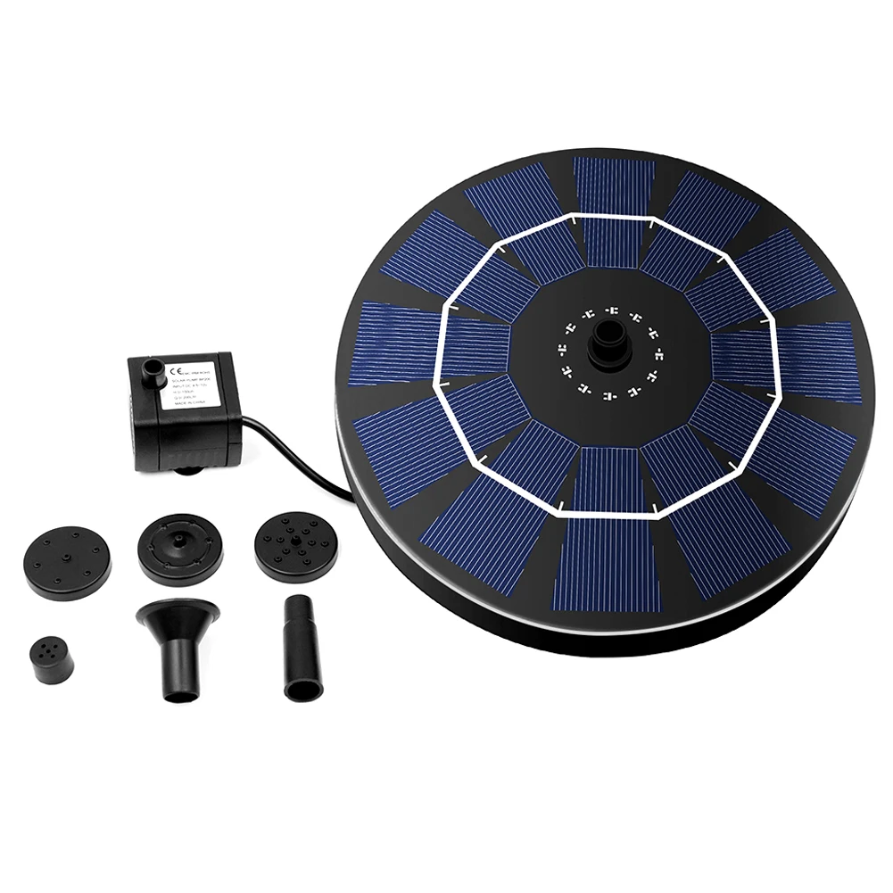 Solar Powered Fountain Garden Pool Pond Solar Panel Floating Fountain Garden Decoration Water Fountain Built-in Battery 800mAh
Solar Powered Fountain Garden Pool Pond Solar Panel Floating Fountain Garden Decoration Water Fountain Built-in Battery 800mAh