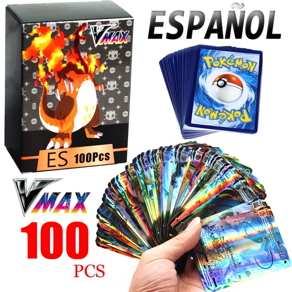 Новые испанские карты Pokemon GX VMAX V Trainer Energy голографические игральные карты игра Castellano Espaol детская игрушка
Новые испанские карты Pokemon GX VMAX V Trainer Energy голографические игральные карты игра Castellano Espaol детская игрушка