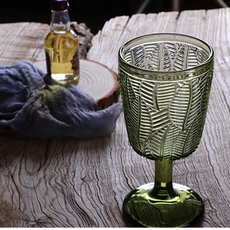 Verres A Vin Vasos Para Cocteles Blue Leaf Glass Goblet Home Red Wine Glass Juice Cup Color Retro Cup Bar Home Cup
Verres A Vin Vasos Para Cocteles Blue Leaf Glass Goblet Home Red Wine Glass Juice Cup Color Retro Cup Bar Home Cup