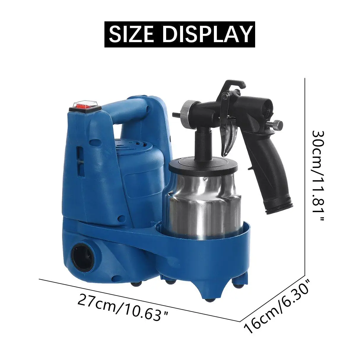 650W 110V Electric Spray Gun Disinfection WaterLatex Paint Sprayer Paint Spray Gun Paint Painting Tools Nozzle Caliber 1.0mm
650W 110V Electric Spray Gun Disinfection WaterLatex Paint Sprayer Paint Spray Gun Paint Painting Tools Nozzle Caliber 1.0mm