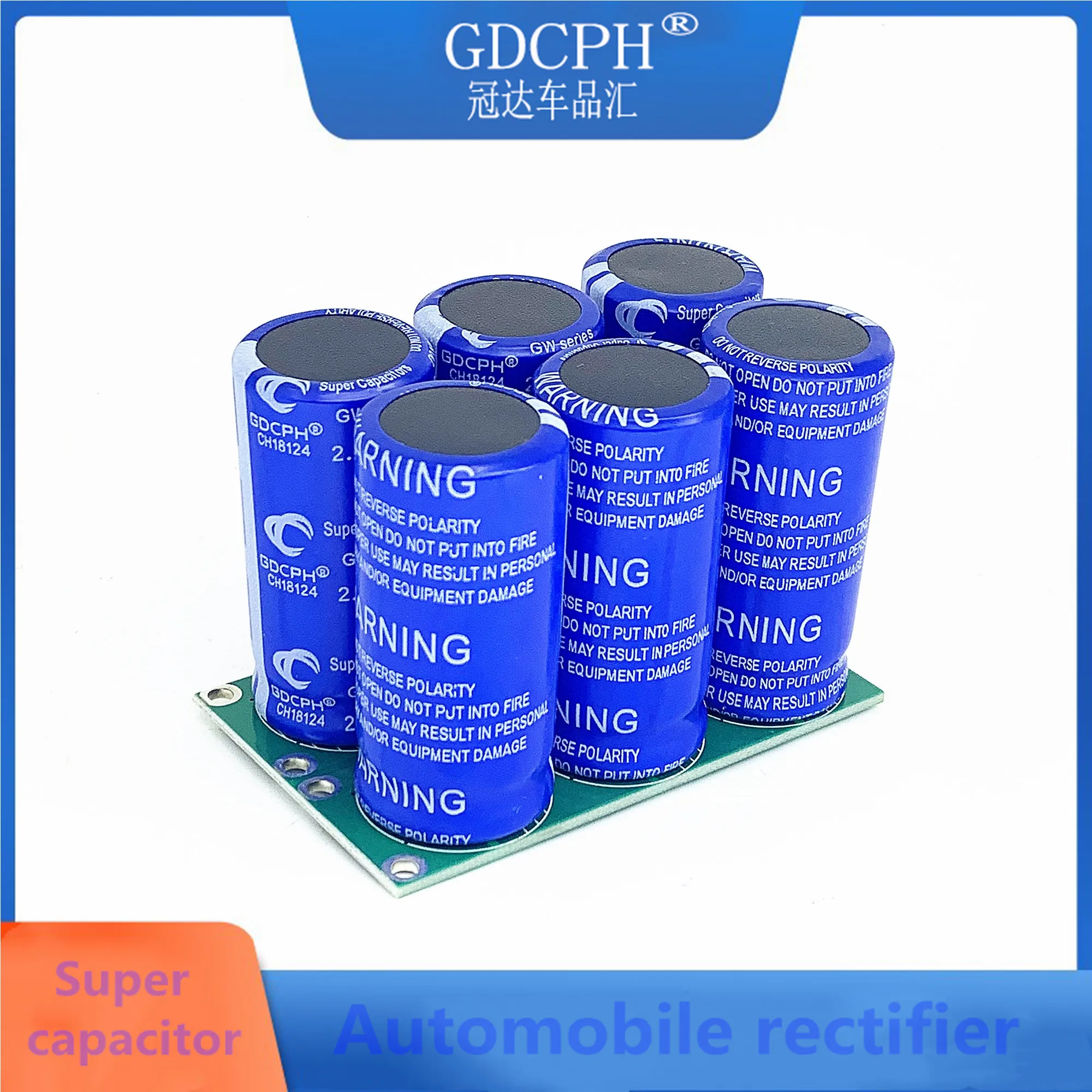Super Farad Capacitors 6PCS 2.7V 120F Super Capacitor with Protection Board Double Rows 16V 20F Ultracapacitor for Car Whosale
Super Farad Capacitors 6PCS 2.7V 120F Super Capacitor with Protection Board Double Rows 16V 20F Ultracapacitor for Car Whosale
