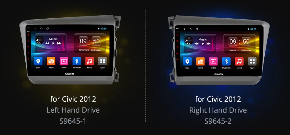 Автомобильный радиоплеер Ownice 4 Гб ОЗУ + 64 ПЗУ carplay GPS-навигатор Android 10 8 ядер 4G LTE 360