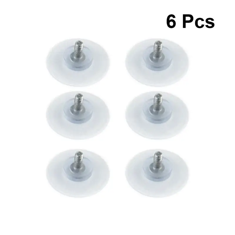 6pcs 4mm Furniture Desk Glass PVC Transparent Anti-Collision Suction Cups Sucker Hanger Pads with Screws for Glass Table
6pcs 4mm Furniture Desk Glass PVC Transparent Anti-Collision Suction Cups Sucker Hanger Pads with Screws for Glass Table