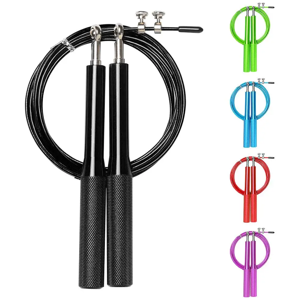 

New Fitness Jump ropes crossfit Heavy Steel wire speed jump rope for Boxing MMA training equipment Gym Exerciser skipping rope