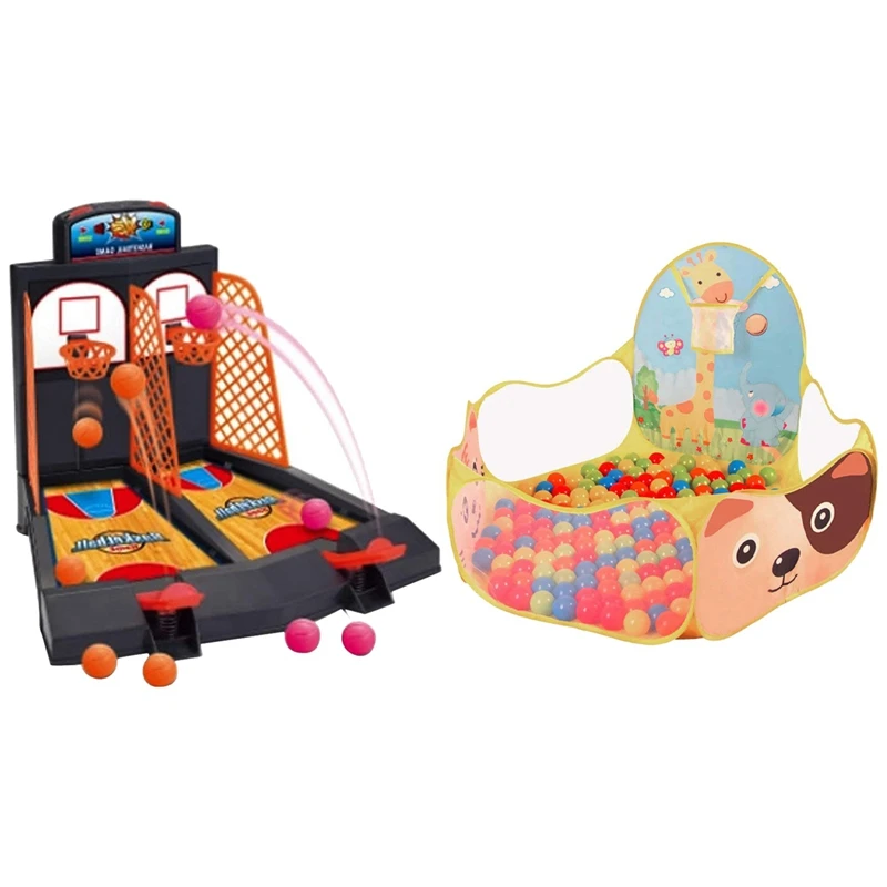 Family Fun Toys Mini Basketball Shoot Finger Games for Children & Baby Ball Pool Baby Play Tent
Family Fun Toys Mini Basketball Shoot Finger Games for Children & Baby Ball Pool Baby Play Tent