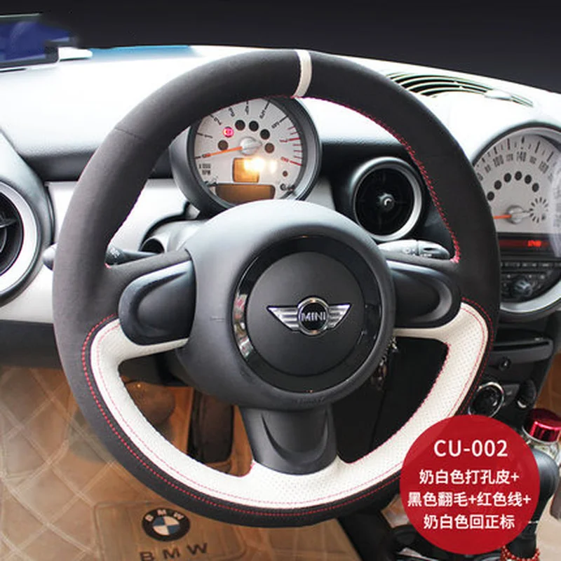 Высококачественный кожаный чехол на руль автомобиля для BMW MINI Cooper Clubman Countryman ручная работа набор автомобильных аксессуаров
Высококачественный кожаный чехол на руль автомобиля для BMW MINI Cooper Clubman Countryman ручная работа набор автомобильных аксессуаров