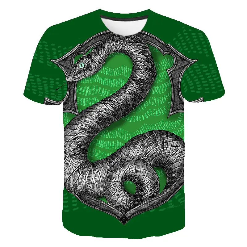3D Printed T-Shirts Slytherin Summer Short Sleeve Boy Girl Kids Fashion Streetwear Men Women Children Casual Cotton Tops Tee
3D Printed T-Shirts Slytherin Summer Short Sleeve Boy Girl Kids Fashion Streetwear Men Women Children Casual Cotton Tops Tee