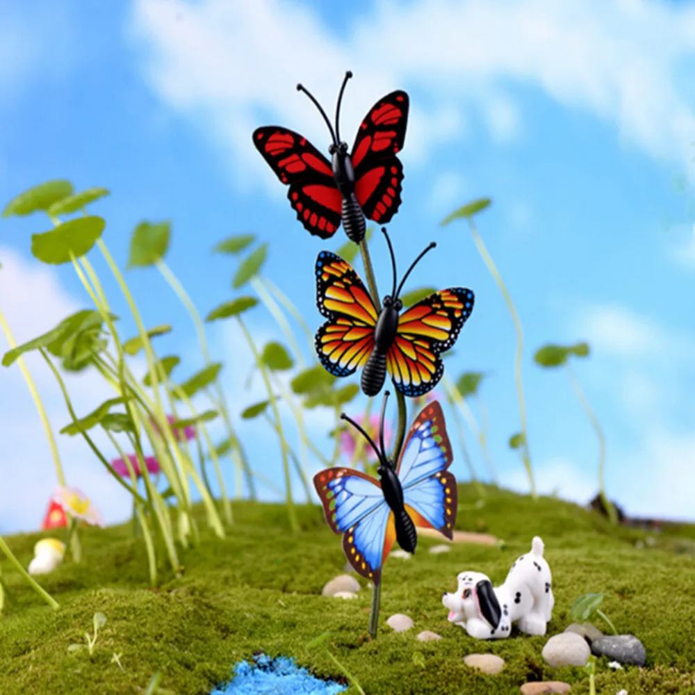 4PCS Butterfly Garden Miniatures Mini Gnomes Moss Terrariums Resin Crafts Figurines For Garden Decoration 4*4cm
4PCS Butterfly Garden Miniatures Mini Gnomes Moss Terrariums Resin Crafts Figurines For Garden Decoration 4*4cm