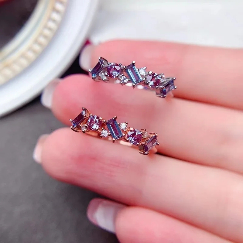MDINA Change Color Alexandrite Ring 925 Sterling Silver Engagment Wedding Rings for Women Anniversary Gift womens rings
MDINA Change Color Alexandrite Ring 925 Sterling Silver Engagment Wedding Rings for Women Anniversary Gift womens rings