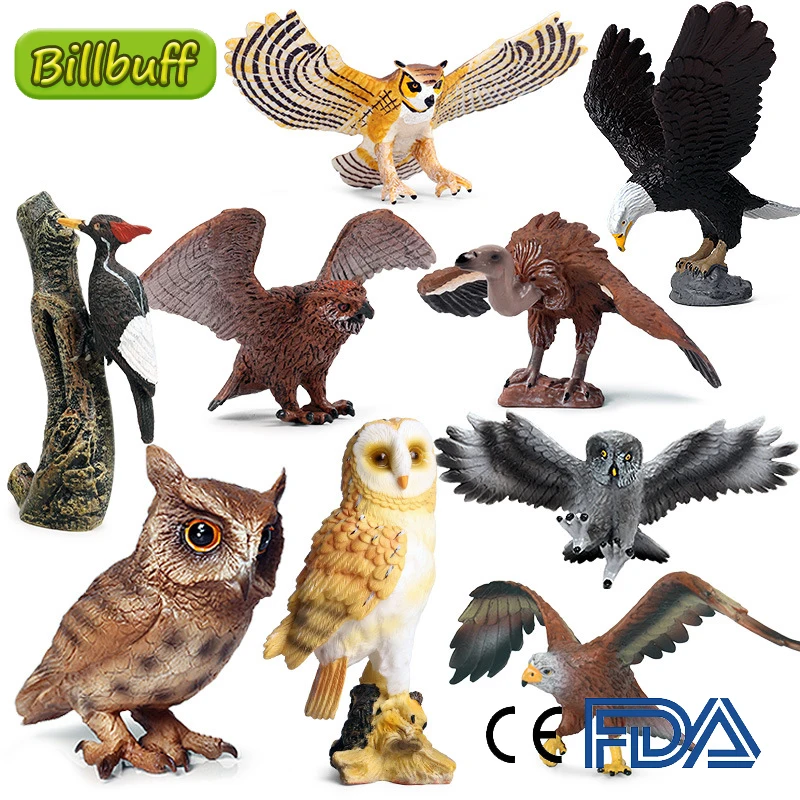 New Simulation Wild Animal Zoo ABS Birds Eagle Parrot Woodpecker Model Figures Collection Cognition Educational Toy for Children
New Simulation Wild Animal Zoo ABS Birds Eagle Parrot Woodpecker Model Figures Collection Cognition Educational Toy for Children