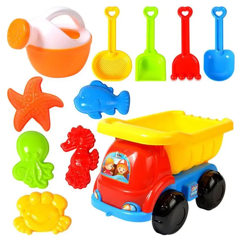 11/14Pcs Beach Toy Sand Set Kids Sand Play Set Beach Toys Set with Four-Wheel Cart Watering Can Sand Shovel Tools 5 Animal Toys
11/14Pcs Beach Toy Sand Set Kids Sand Play Set Beach Toys Set with Four-Wheel Cart Watering Can Sand Shovel Tools 5 Animal Toys