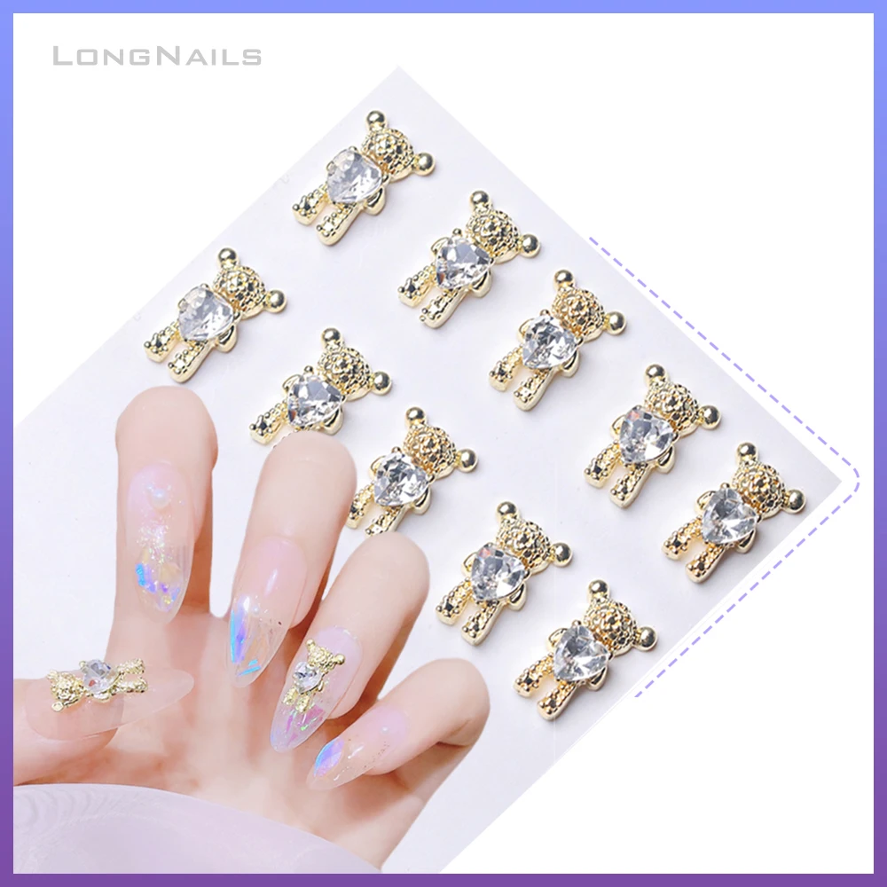 10pcs Hug Heart Golden Bear Charms Nail Pearl Animal Rabbit Cat Jewelry Queen Swan Alloy Kawaii Luxury Nail Charms Design JE4984
10pcs Hug Heart Golden Bear Charms Nail Pearl Animal Rabbit Cat Jewelry Queen Swan Alloy Kawaii Luxury Nail Charms Design JE4984