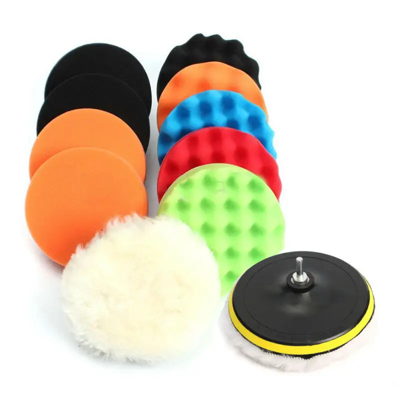 3 inch Car Polishing Buffing Pads for Drill Sponge Kit Set Waxing Foam Polisher
3 inch Car Polishing Buffing Pads for Drill Sponge Kit Set Waxing Foam Polisher