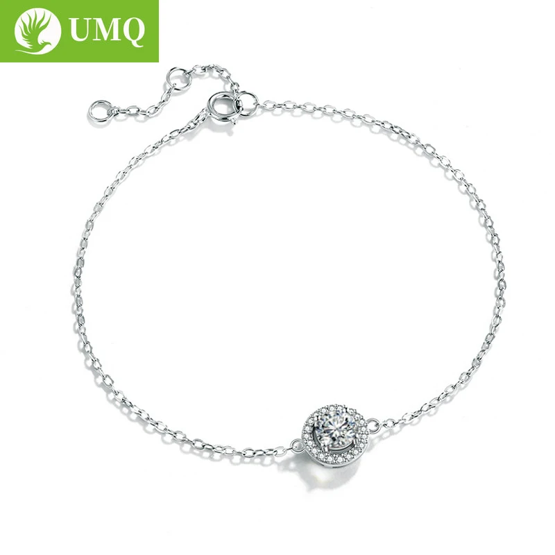 UMQ 100% Sterling Sterling Silver 1ct D Color GRA Certification Bracelets For Women Girls Wedding Party Fine Jewelry
UMQ 100% Sterling Sterling Silver 1ct D Color GRA Certification Bracelets For Women Girls Wedding Party Fine Jewelry