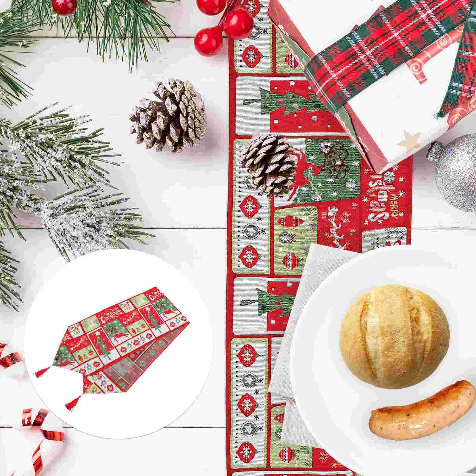 Christmas Table Runner Xmas Table Cloth Christmas Dinning Table Decoration
Christmas Table Runner Xmas Table Cloth Christmas Dinning Table Decoration