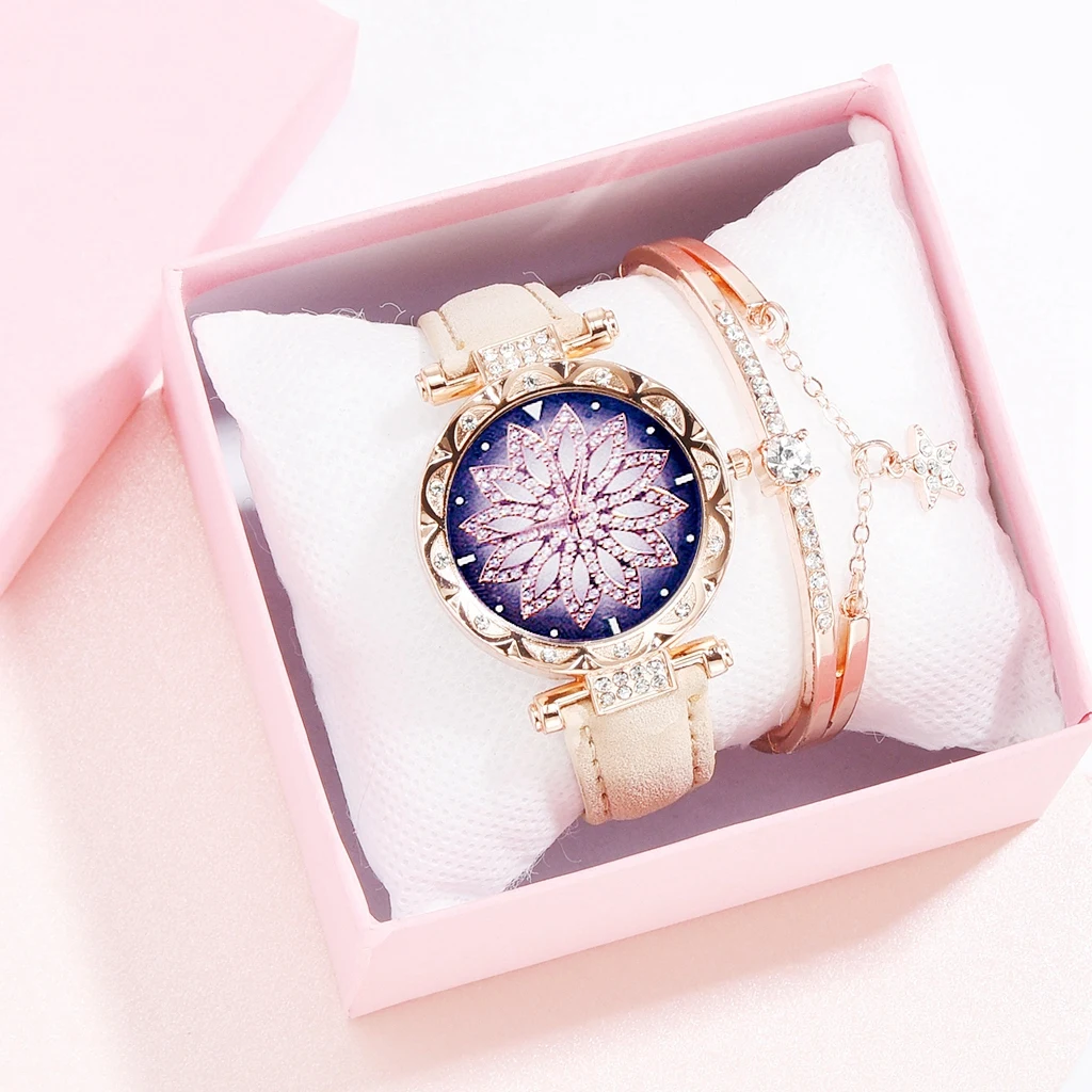 2021 NEW Women Watches Bracelet Set Luxury Bracelet Watch Casual Leather Quartz Wristwatch 2pcs Set Clock Gifts Relogio Feminino
2021 NEW Women Watches Bracelet Set Luxury Bracelet Watch Casual Leather Quartz Wristwatch 2pcs Set Clock Gifts Relogio Feminino