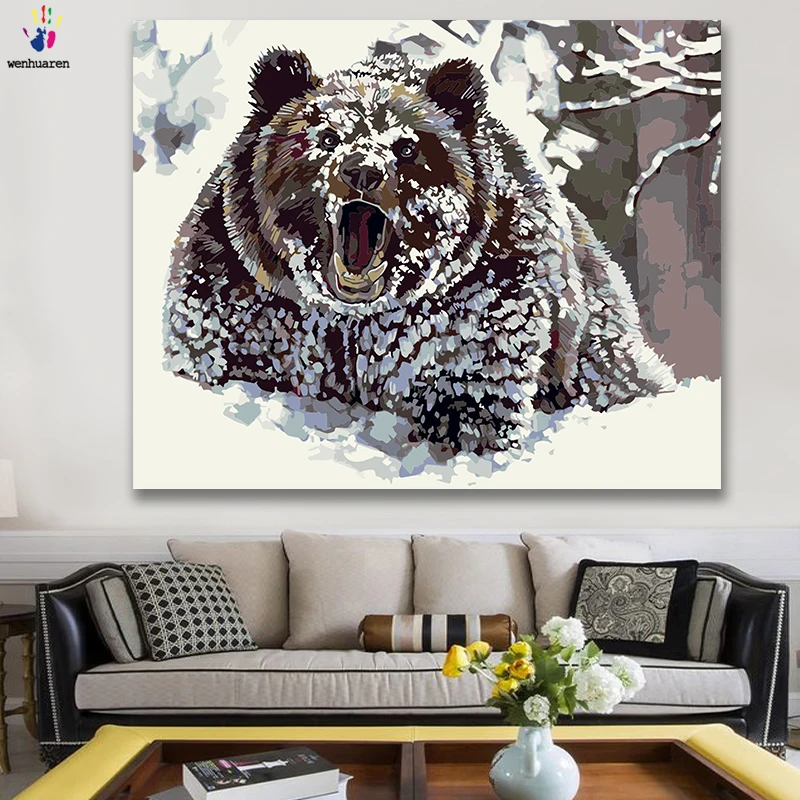DIY colorings pictures by numbers with colors parrot Elephant Brown bear picture drawing painting by numbers framed Home
DIY colorings pictures by numbers with colors parrot Elephant Brown bear picture drawing painting by numbers framed Home