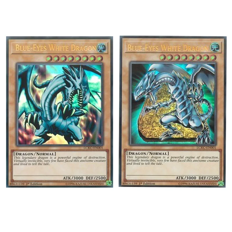 Yu Gi Oh English UR Blue Eyes White Dragon LCKC-EN001 Gloden Flash Rare Card Hobby Collection Animation Game Card
Yu Gi Oh English UR Blue Eyes White Dragon LCKC-EN001 Gloden Flash Rare Card Hobby Collection Animation Game Card