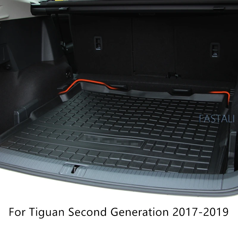Коврик для багажника автомобиля Tiguan второго поколения 2017 2019 задний грузовой