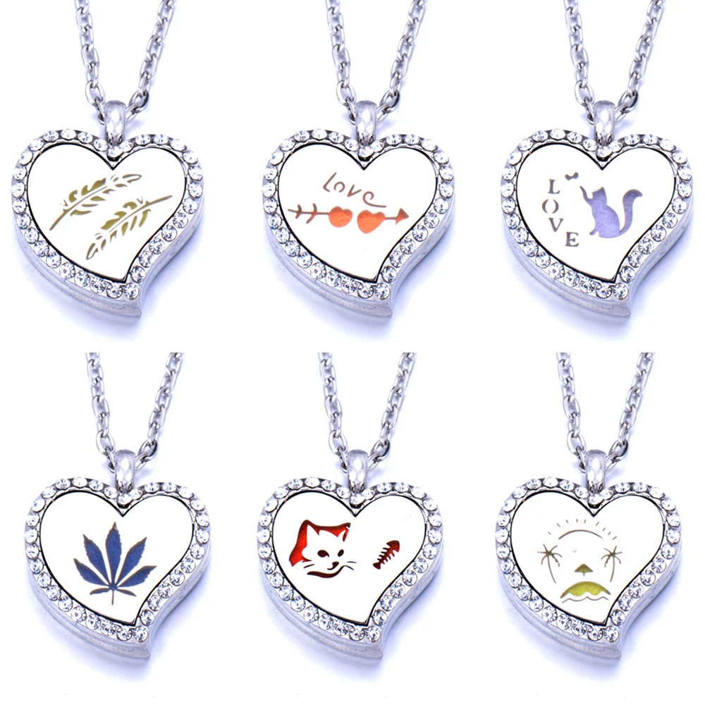 Stainless Steel New Aromatherapy Necklace Diffuser Pendant Heart shape Magnetic Aroma Locket Tree of Life Necklace Accessories
Stainless Steel New Aromatherapy Necklace Diffuser Pendant Heart shape Magnetic Aroma Locket Tree of Life Necklace Accessories