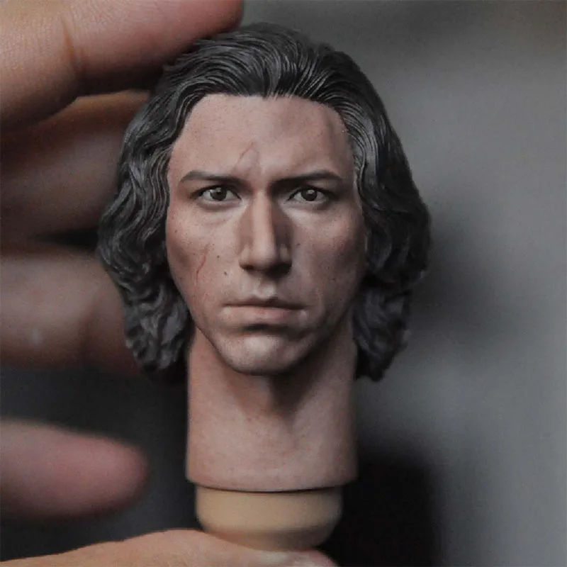 1/6 Kylo Ren Adam Douglas Driver Head Sculpt PVC Male Soldier Head Carving Model Fit 12 inch Action Figure Body
1/6 Kylo Ren Adam Douglas Driver Head Sculpt PVC Male Soldier Head Carving Model Fit 12 inch Action Figure Body