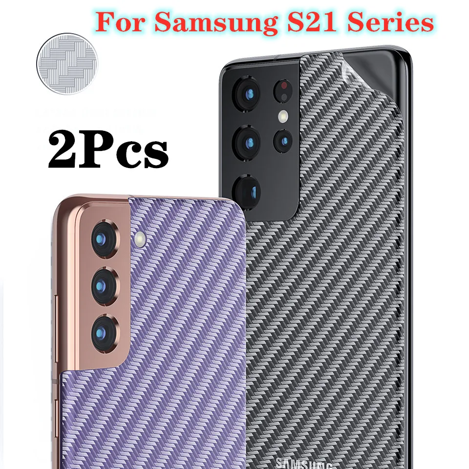 Фото Защитная пленка из углеродного волокна для Samsung Galaxy S21 Note 20 S20 закаленное стекло A51