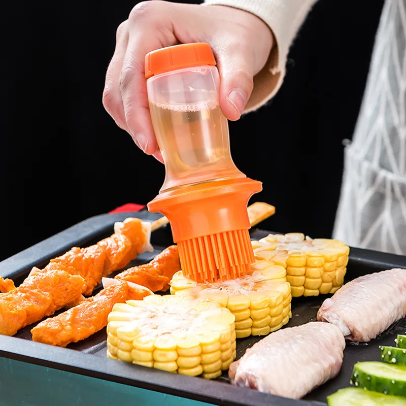 Silicone BBQ Brush Oil Bottle Portable High Temperature Oil Brush Outdoor Barbecue Camping Supplies Skewer Pastry Kitchen Tools
Silicone BBQ Brush Oil Bottle Portable High Temperature Oil Brush Outdoor Barbecue Camping Supplies Skewer Pastry Kitchen Tools