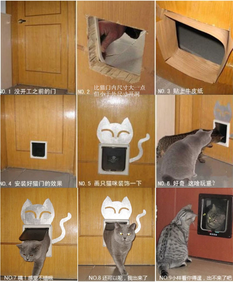 Hond Kat Flap Deur Met 4 Manier Lock Beveiliging Flap Deur Voor Katten Kitten Abs Plastic Kleine Hond Poort Kat honden Flap
Hond Kat Flap Deur Met 4 Manier Lock Beveiliging Flap Deur Voor Katten Kitten Abs Plastic Kleine Hond Poort Kat honden Flap