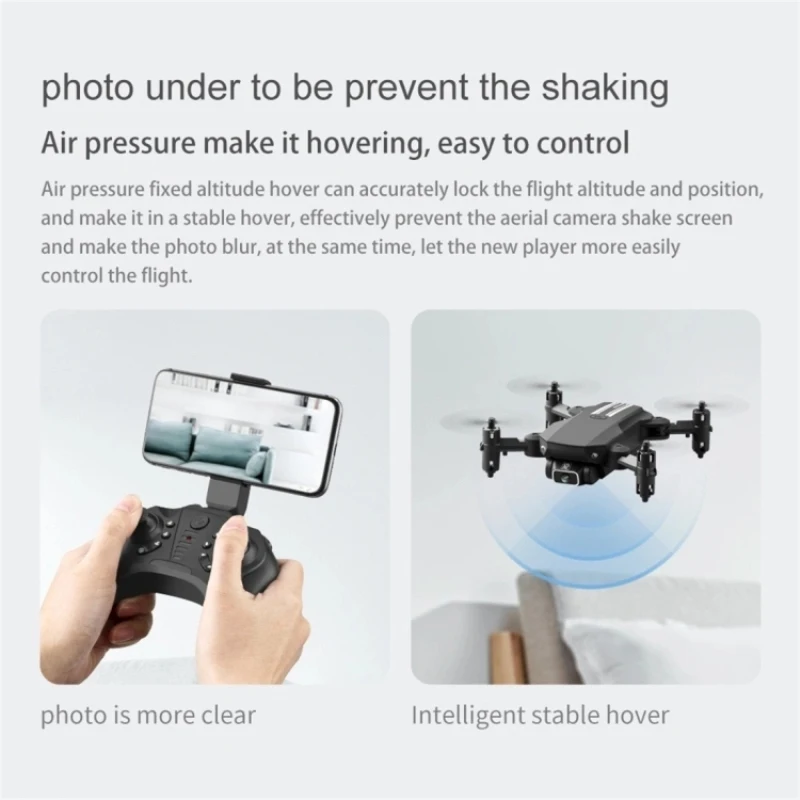 4K WIFI FPV RC Drone Mini Drone 4K HD Camera Altitude Hold Foldable RC Quadcopter headless Mode 360degree rolling one key return
4K WIFI FPV RC Drone Mini Drone 4K HD Camera Altitude Hold Foldable RC Quadcopter headless Mode 360degree rolling one key return