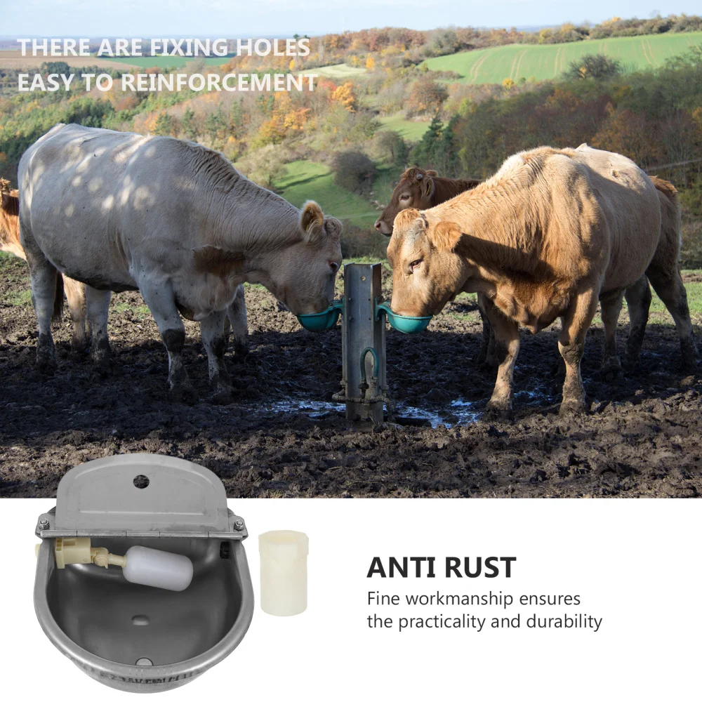 Livestock Drinking Bowl Stainless Steel Cattle Drinking Fountain Drinking Tool
Livestock Drinking Bowl Stainless Steel Cattle Drinking Fountain Drinking Tool