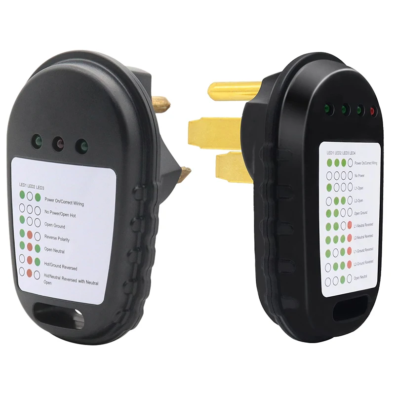 Тестер цепи RV, тестер мощности RV 14-50P, анализатор розеток для дорожных прицепов
Тестер цепи RV, тестер мощности RV 14-50P, анализатор розеток для дорожных прицепов