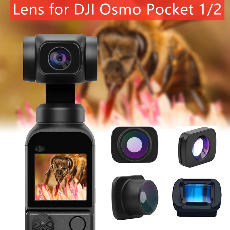 Wide Angle/Macro/Fisheye Lens for DJI Osmo Pocket 1/2 Professional HD Magnetic Structure Lens Handheld Gimbal Accessories
Wide Angle/Macro/Fisheye Lens for DJI Osmo Pocket 1/2 Professional HD Magnetic Structure Lens Handheld Gimbal Accessories