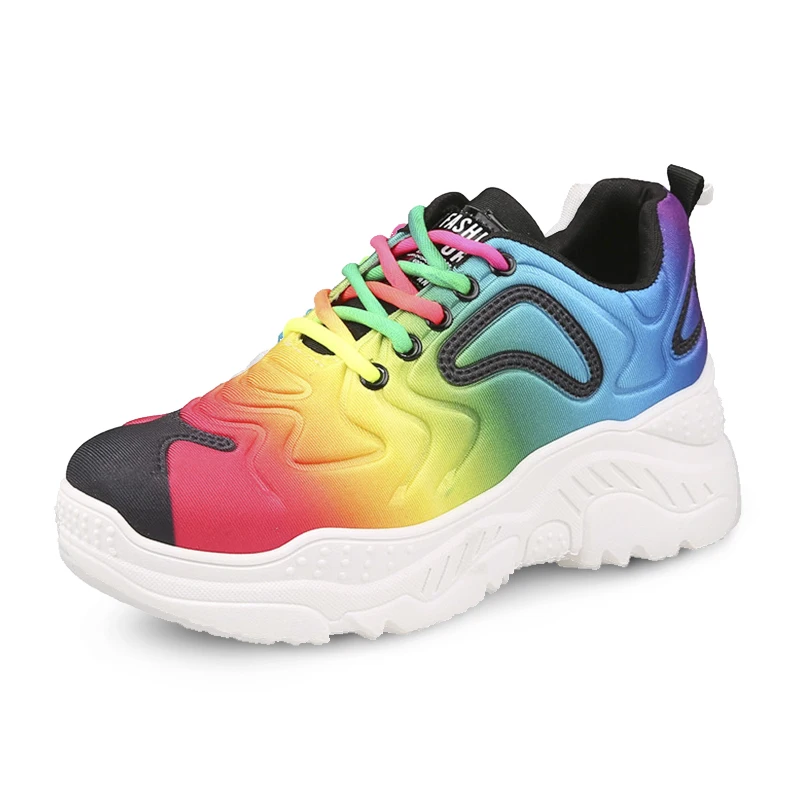 New Ladies Running Shoes Spring Comfortable Sneakers Fashion Lace Colorblock Casual Shoes Increased Wild Women Shoes
New Ladies Running Shoes Spring Comfortable Sneakers Fashion Lace Colorblock Casual Shoes Increased Wild Women Shoes