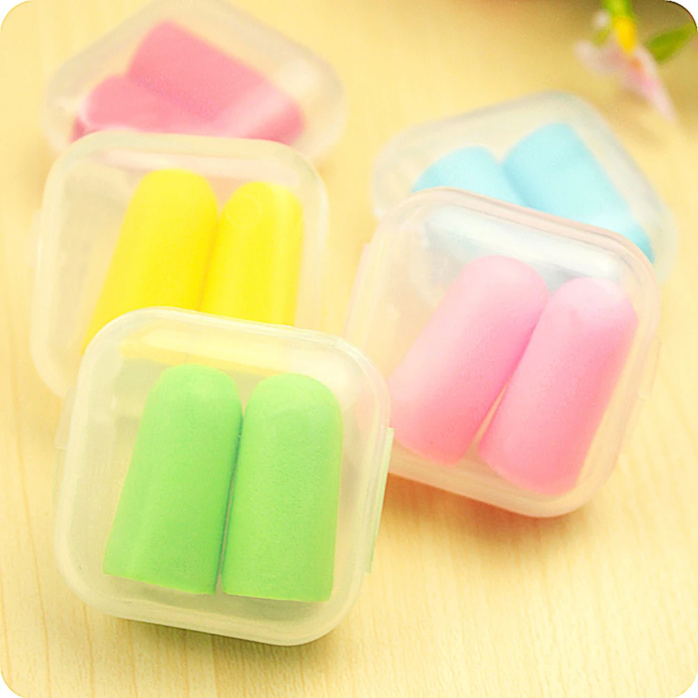 1 Pair Sleep Ear Plugs Candy-Color Soft Foam Noise Prevention Earplugs Swimming Earplug
1 Pair Sleep Ear Plugs Candy-Color Soft Foam Noise Prevention Earplugs Swimming Earplug