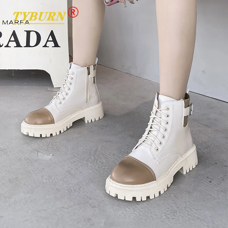 Women's Boots Women's Martin Boots Shoes Lace-up Leather Non-slip Fashion Platform Women's 2022 New Autumn Spring Plus Size
Women's Boots Women's Martin Boots Shoes Lace-up Leather Non-slip Fashion Platform Women's 2022 New Autumn Spring Plus Size