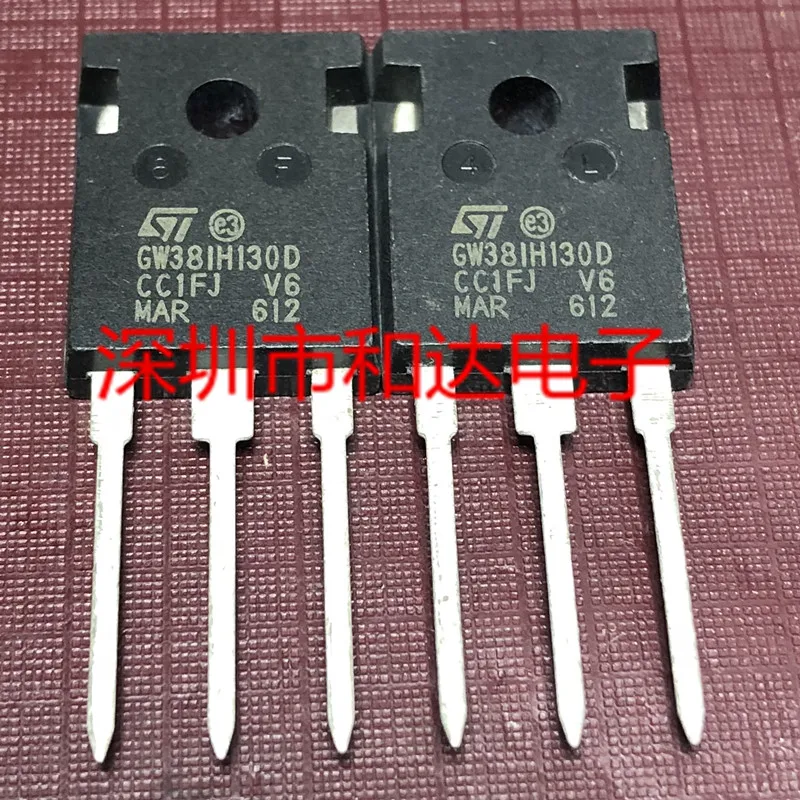 (5 Pieces) STGW38IH130D GW38IH130D TO-247 1200V 30A 
(5 Pieces) STGW38IH130D GW38IH130D TO-247 1200V 30A
