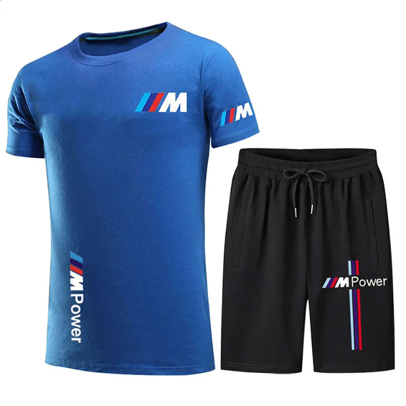 New summer men's short-sleeved suit printing fashion men's casual trend T-shirt fashion shorts two-piece suit
New summer men's short-sleeved suit printing fashion men's casual trend T-shirt fashion shorts two-piece suit