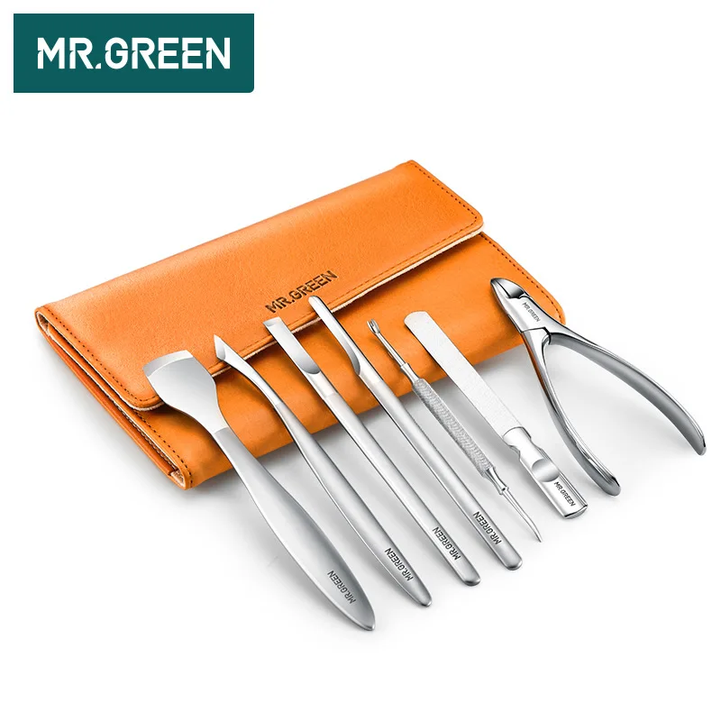 MR.GREEN pedicure set nail clipper gift set stainless steel professional nail clipper with leather case manicure set nail kit
MR.GREEN pedicure set nail clipper gift set stainless steel professional nail clipper with leather case manicure set nail kit