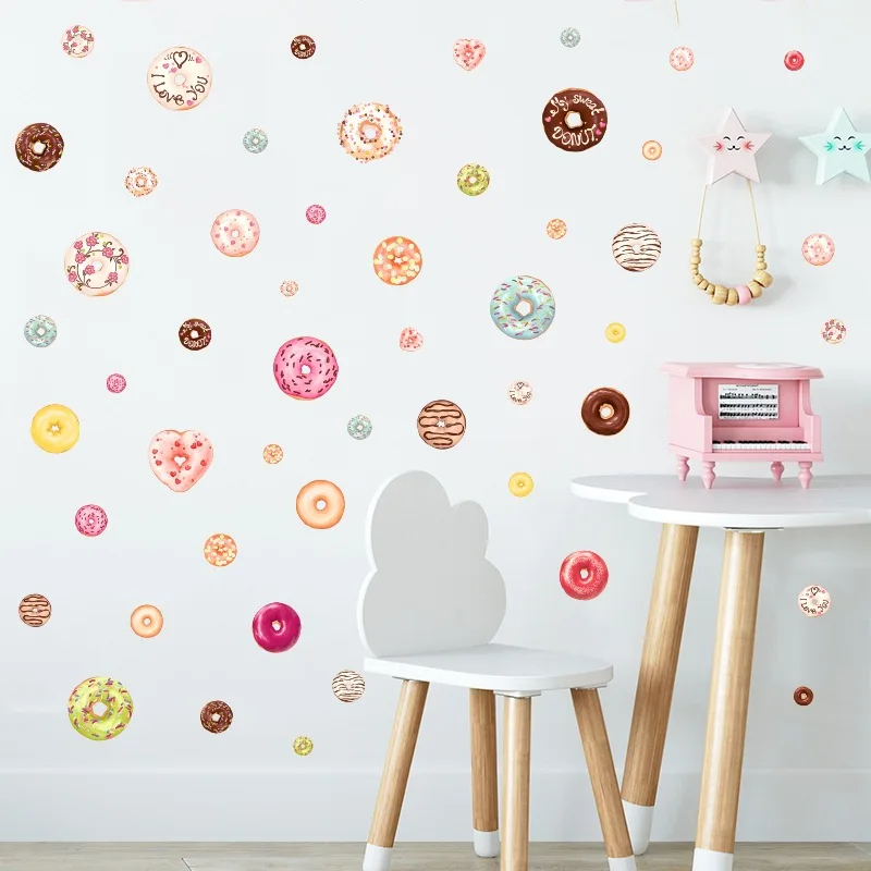 Ins Wall Stickers Decorative Round Cookie Creative Donuts Art Decals Kawaii Room Decor Children's Room Decorative Home Decor
Ins Wall Stickers Decorative Round Cookie Creative Donuts Art Decals Kawaii Room Decor Children's Room Decorative Home Decor