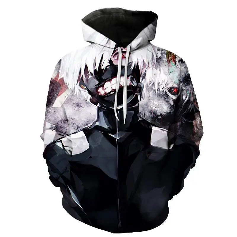 2021 new popular Tokyo anime 3D printing Harajuku Hoodie Ghoul Hoodie Japanese anime Sweatshirt cool sweater
2021 new popular Tokyo anime 3D printing Harajuku Hoodie Ghoul Hoodie Japanese anime Sweatshirt cool sweater