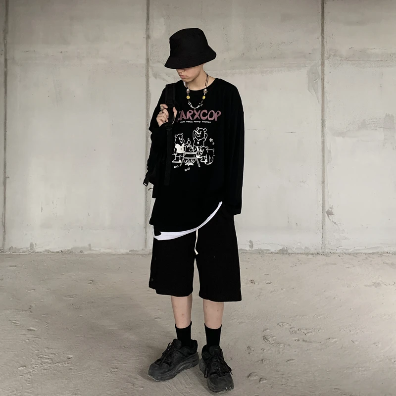 Creative Hip Hop O-Neck Letter Hand-Painted Tshirt Minimalist Style Students Vintage Clothes Brief Pullover Men New Streetwear
Creative Hip Hop O-Neck Letter Hand-Painted Tshirt Minimalist Style Students Vintage Clothes Brief Pullover Men New Streetwear